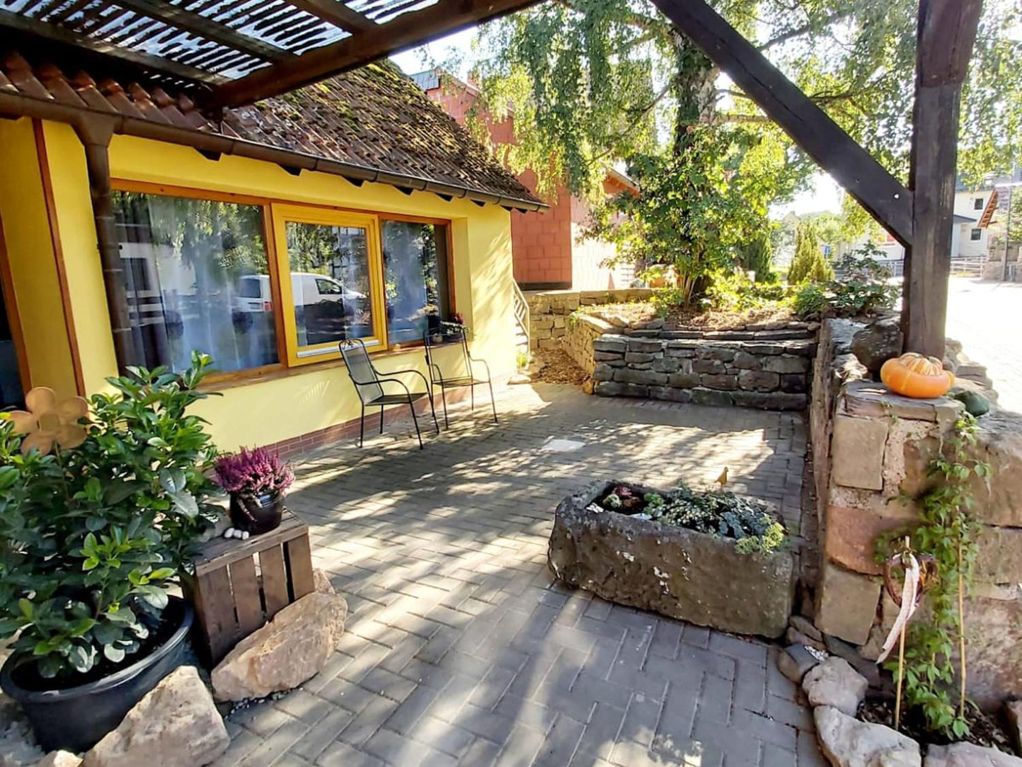 1 Zimmer Ferienwohnung Lohfelden Buitenkant foto